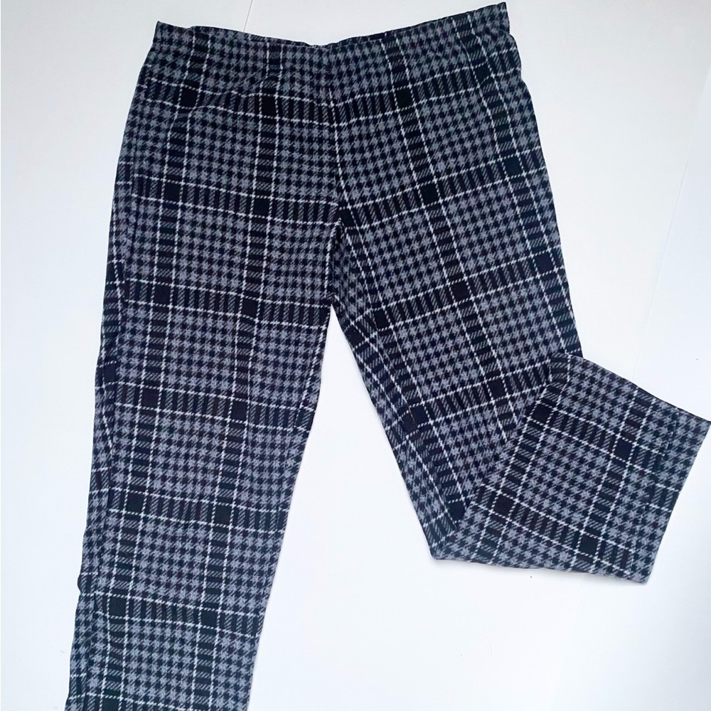 Gray Checkered Pajama Pants